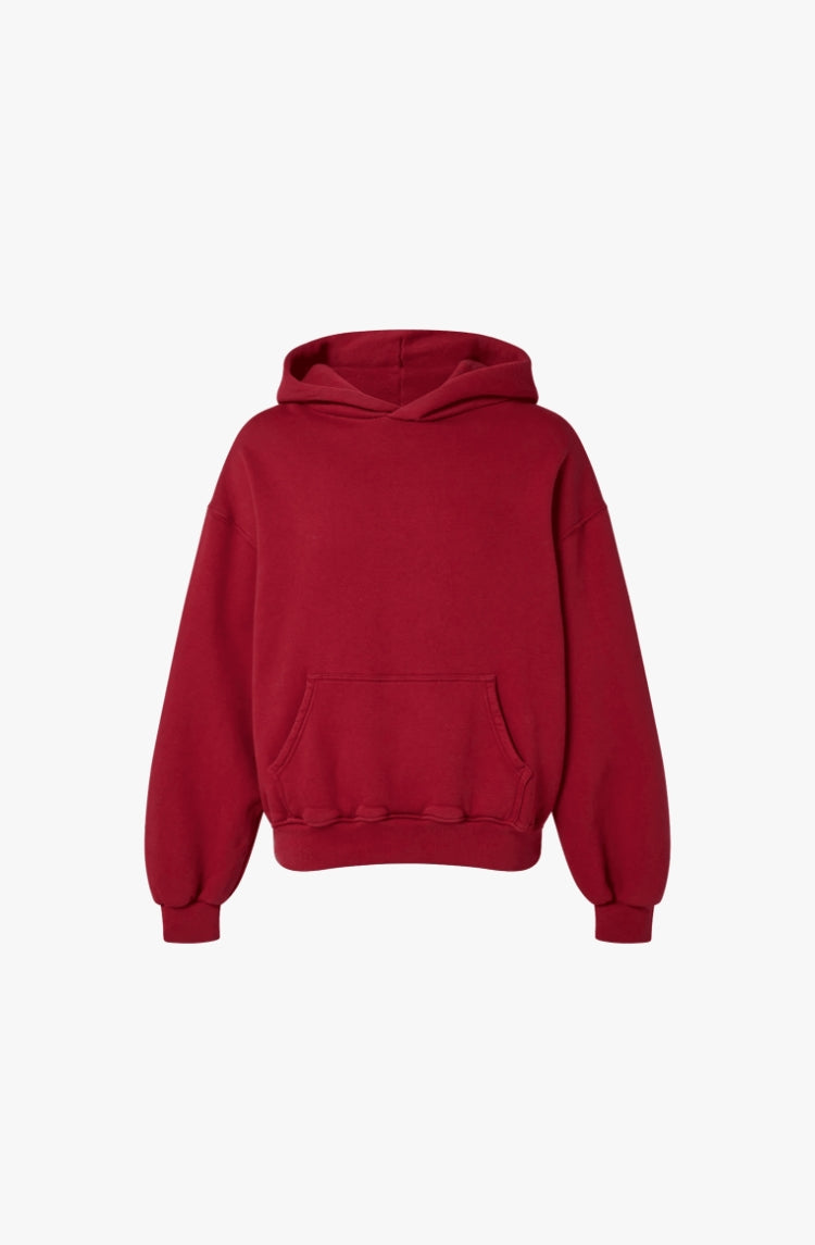 450 GSM 'DARK RED' HOODIE