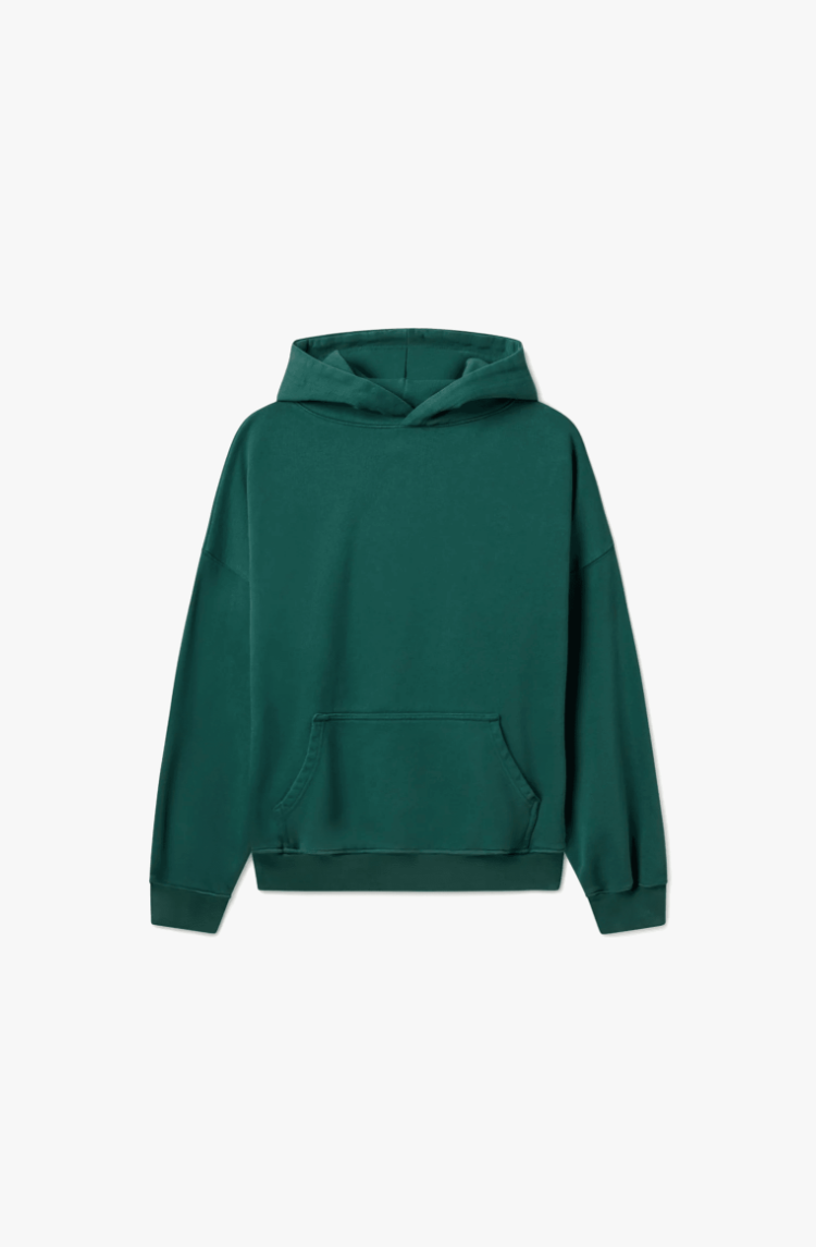 600 GSM 'BRITISH RACING GREEN' HOODIE