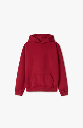 600 GSM 'DARK RED' HOODIE