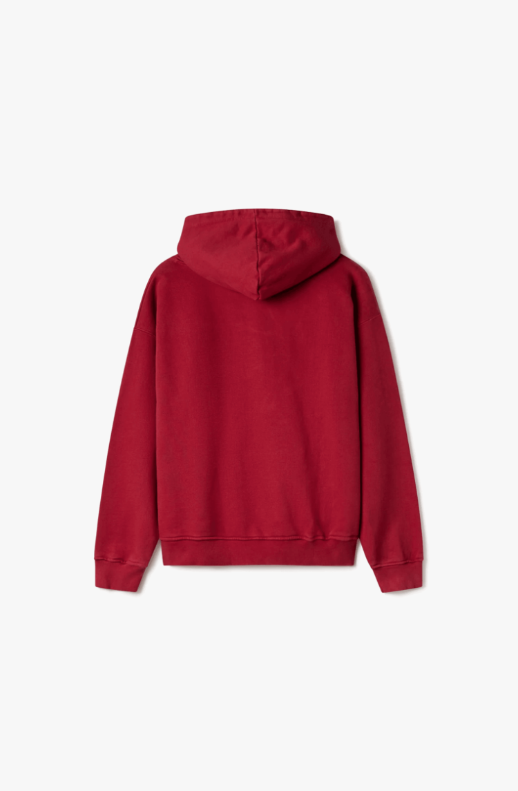 600 GSM 'DARK RED' HOODIE