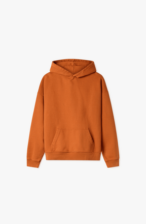 600 GSM 'ORANGE RUST' HOODIE