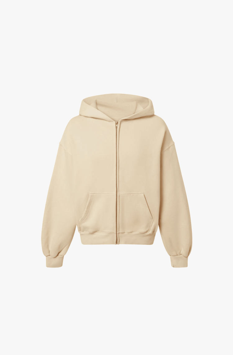 450 GSM 'CLOUD CREAM' ZIPPER