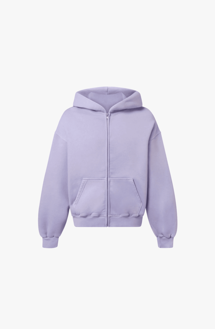 450 GSM 'LAVENDER' ZIPPER