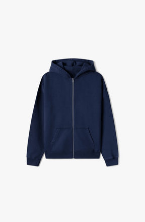 600 GSM 'NAVY BLUE' ZIPPER