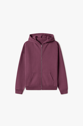 600 GSM 'BURGUNDY' ZIPPER