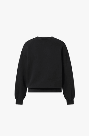 450 GSM 'JET BLACK' CREWNECK