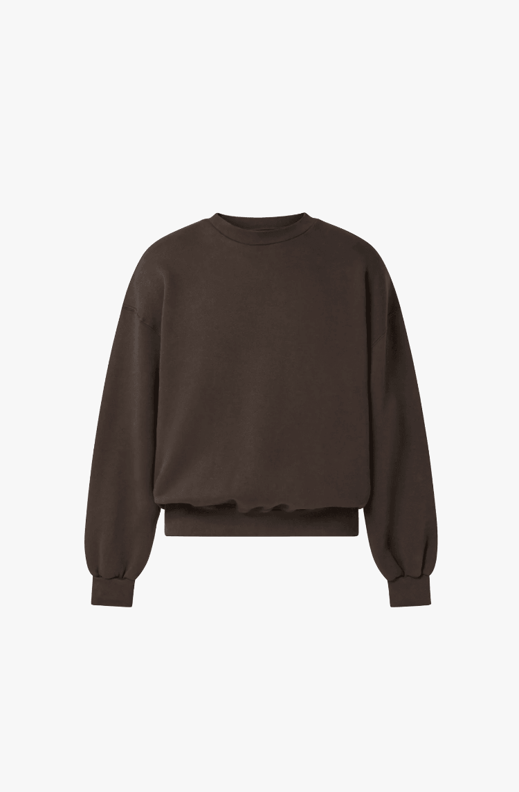 450 GSM 'DARK CHOCOLATE' CREWNECK