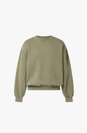 450 GSM 'VINTAGE OLIVE' CREWNECK