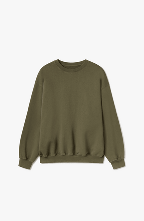 600 GSM 'ARMY OLIVE' CREWNECK