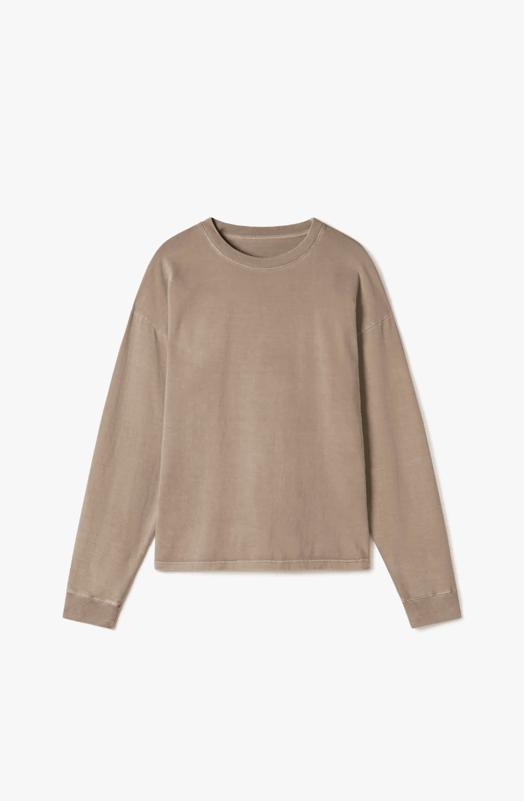 300 GSM 'VINTAGE TAUPE' LONGSLEEVE