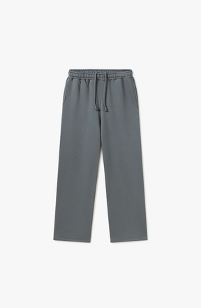 450 GSM 'IRON GRAY' STRAIGHT-LEG PANTS