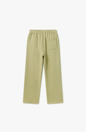 450 GSM 'SAGE GREEN' STRAIGHT-LEG PANTS