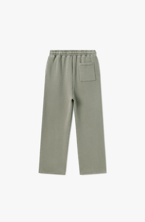 450 GSM 'VINTAGE OLIVE' STRAIGHT-LEG PANTS