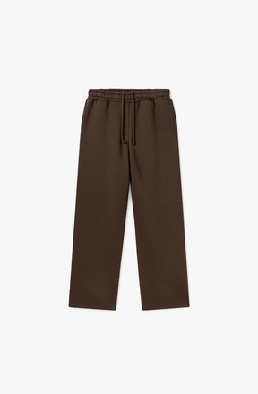 450 GSM 'DARK CHOCOLATE' STRAIGHT-LEG PANTS