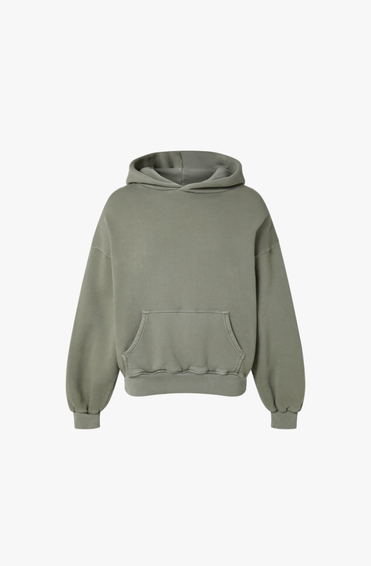 450 GSM 'VINTAGE OLIVE' HOODIE