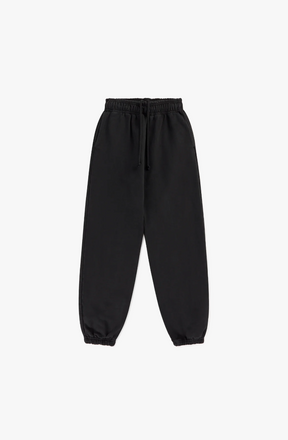 600 GSM 'JET BLACK' SWEATPANTS