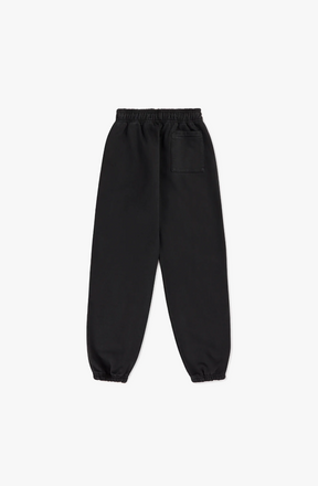 600 GSM 'JET BLACK' SWEATPANTS