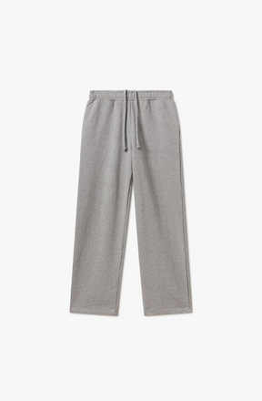 600 GSM 'ASH GRAY' STRAIGHT-LEG PANTS