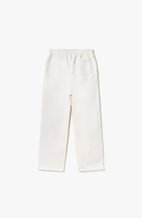 600 GSM 'BONE WHITE' STRAIGHT-LEG PANTS