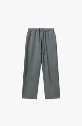 600 GSM 'IRON GRAY' STRAIGHT-LEG PANTS