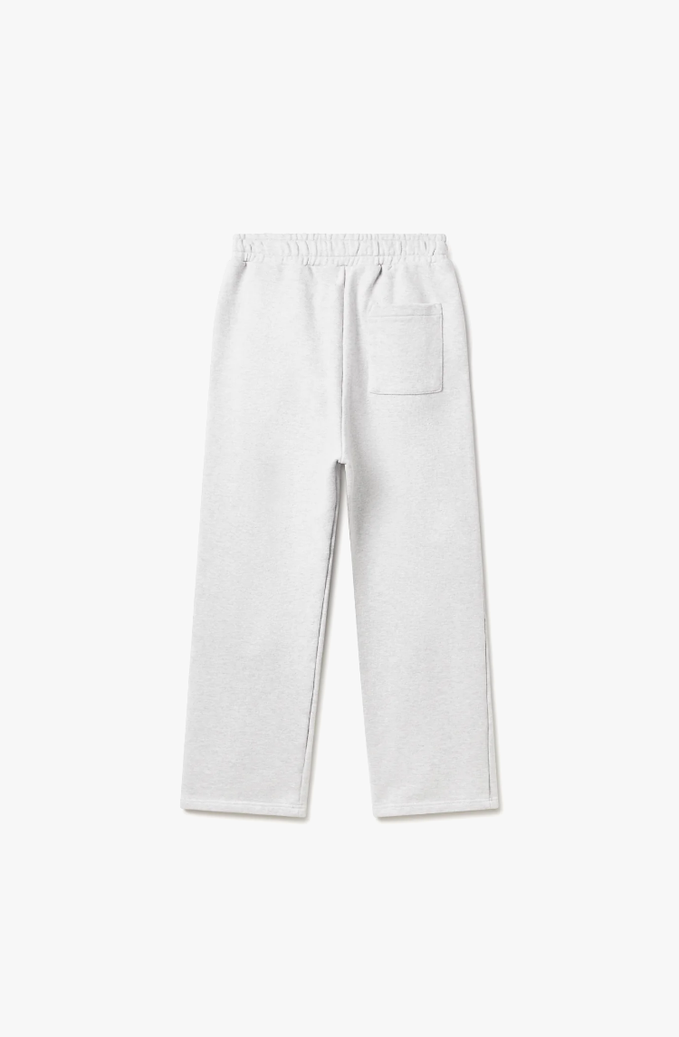 600 GSM 'LIGHT HEATHER GRAY' STRAIGHT-LEG PANTS