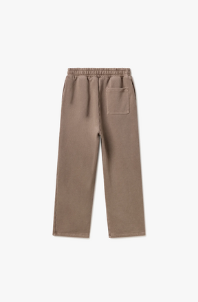 600 GSM 'VINTAGE TAUPE' STRAIGHT-LEG PANTS