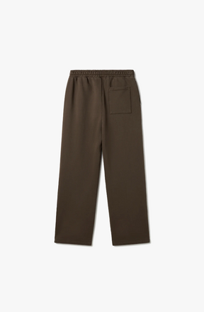 600 GSM 'MOCHA BROWN' STRAIGHT-LEG PANTS