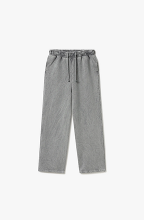 600 GSM 'VINTAGE GRAY' STRAIGHT-LEG PANTS